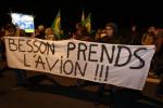 Manifestation à Lille-Lesquin contre cette expulsion